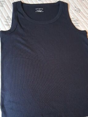 Talbots Navy Ribbed Sleeveless Tank